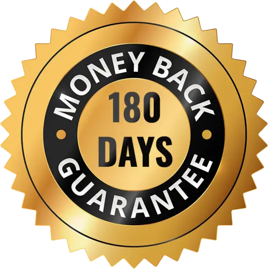 NerveCalm Money Back Guarantee Seal
